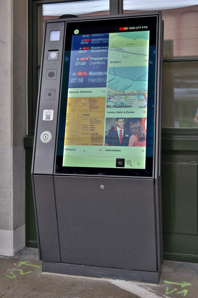 Pantallas digital signage: brillo, uso 24/7 y orientación