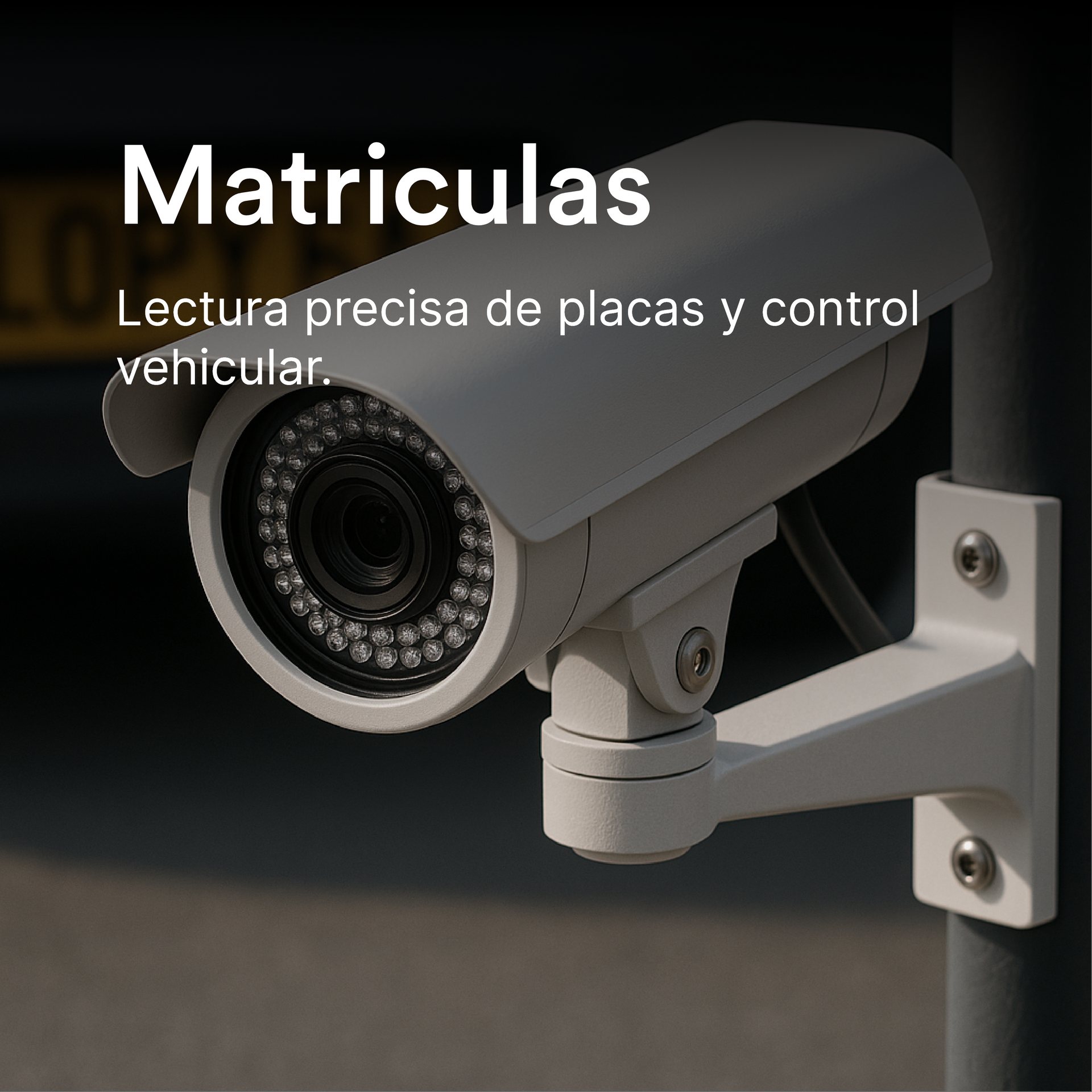 Cámaras Lectura Matrículas (LPR)