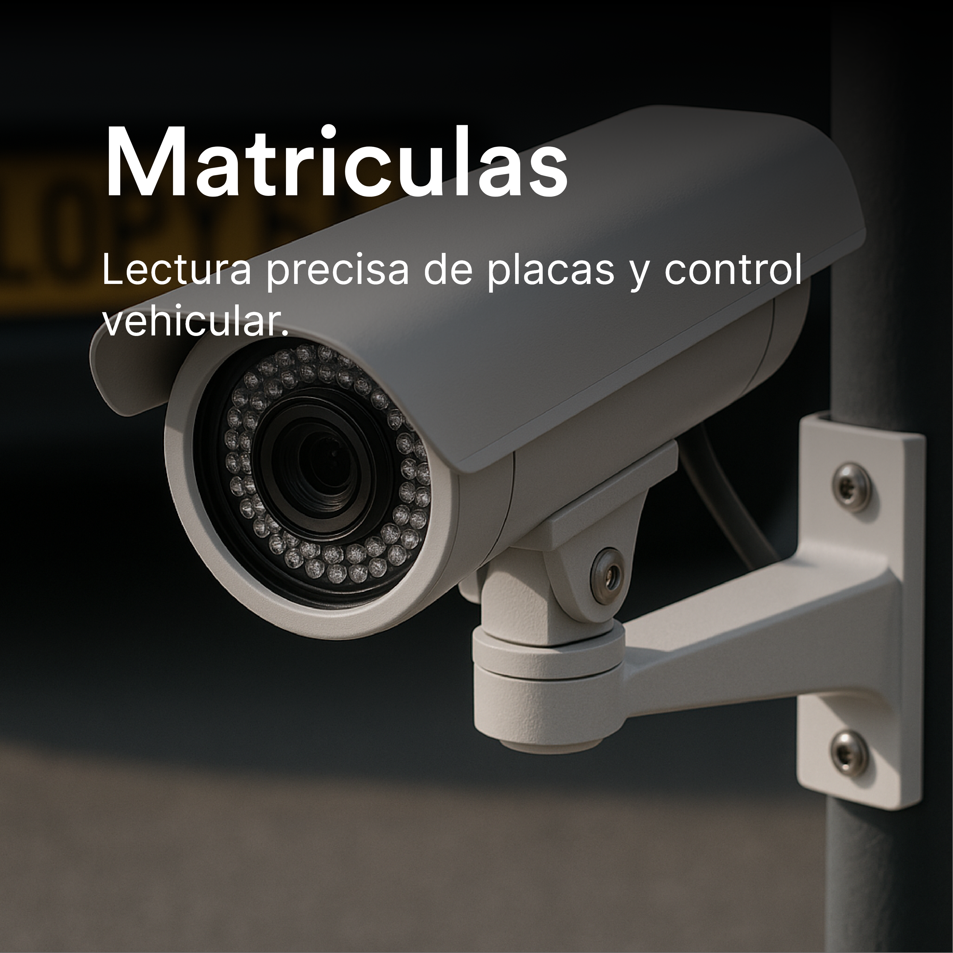 Cámaras Lectura Matrículas (LPR)