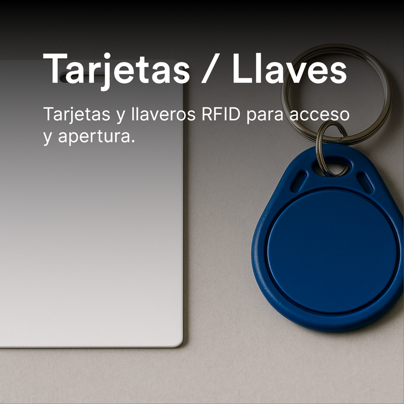 Tarjetas y llaveros