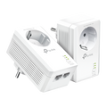 Imagen de TP-Link Adaptador Powerline TL-PA7027P KIT 1000 Mbps 2 Puertos Gigabit Enchufe Integrado