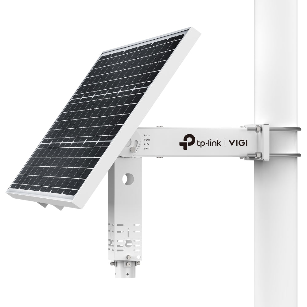 TP-Link Sistema de Suministro Solar VIGI SP9030 90W Panel Solar 30Ah Control de Carga