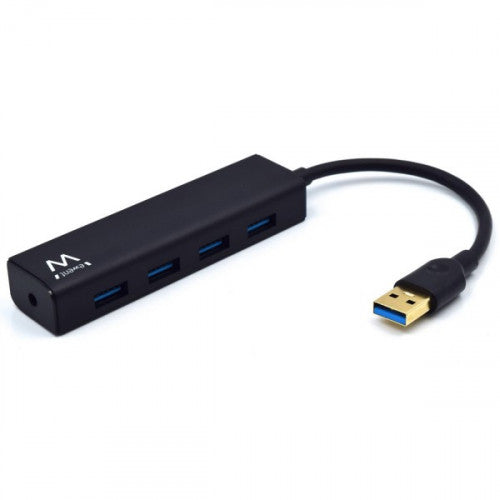 Ewent EW1136 hub de interfaz USB 3.2 Gen 1 (3.1 Gen 1) Type-A 480 Mbit/s Negro - imagen 1