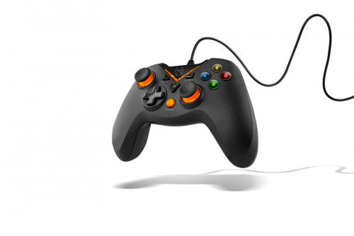 Krom NOX NXKROMKEY mando y volante Gamepad Android,PC,Playstation 3 Analógico USB Negro - imagen 3