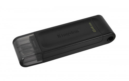Kingston Technology DataTraveler 70 unidad flash USB 64 GB USB Tipo C 3.2 Gen 1 (3.1 Gen 1) Negro - imagen 3