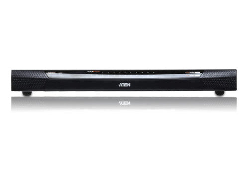 Imagen de Aten KN2124VA-AX-G interruptor KVM Montaje en rack Negro, Gris