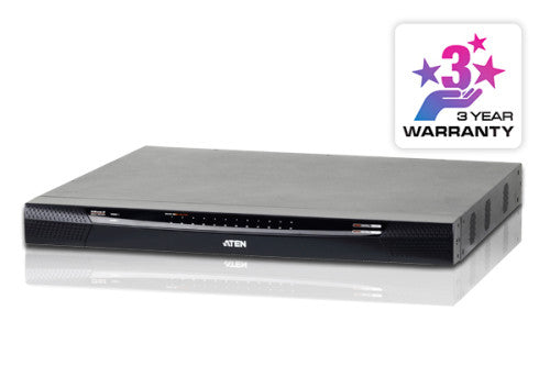 Aten KN2124VA-AX-G interruptor KVM Montaje en rack Negro, Gris - imagen 2