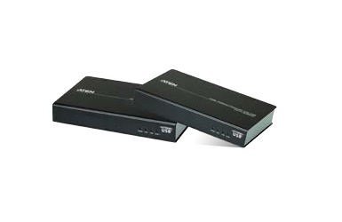 Imagen de Aten VE813A extensor audio/video Transmisor y receptor de señales AV Negro
