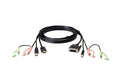 Imagen de Aten 2L-7D02DH adaptador de cable HDMI DVI-D Negro