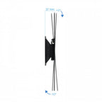 TooQ LP1342T-B soporte de pared para pantalla plana 106,7 cm (42") Negro - imagen 3