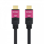 Nanocable 10.15.3715 cable HDMI 15 m HDMI tipo A (Estándar) Negro, Rosa - imagen 2