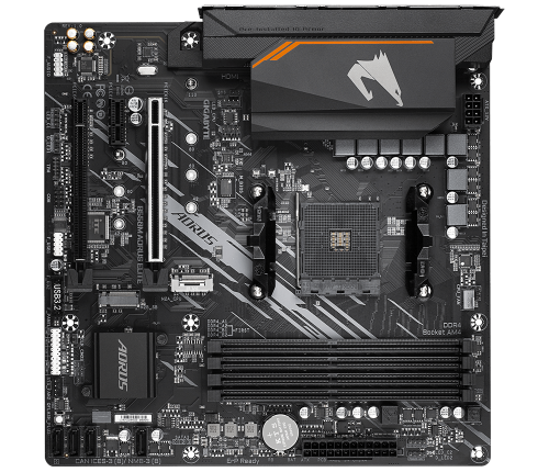 Gigabyte B550M AORUS ELITE Zócalo AM4 Micro ATX AMD B550 - imagen 2