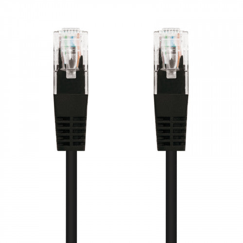 Nanocable CABLE RED LATIGUILLO RJ45 CAT.5E UTP AWG24, NEGRO, 3.0 M - imagen 2