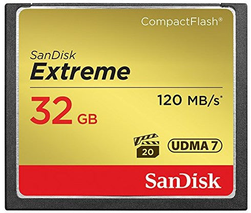 Sandisk 32GB Extreme memoria flash CompactFlash - imagen 1