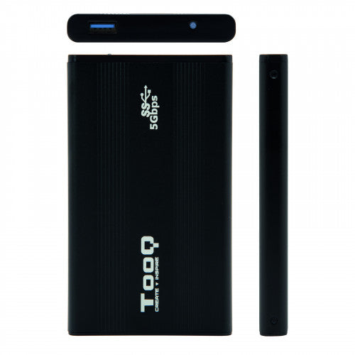 TooQ TQE-2524B caja para disco duro externo 2.5" Caja de disco duro (HDD) Negro - imagen 3