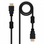 Nanocable CABLE HDMI V1.4 (ALTA VELOCIDAD / HEC) CON FERRITA, A/M-A/M, 1.8 M - imagen 1
