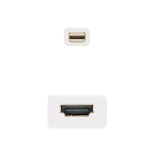 Nanocable CONVERSOR MINI DP A HDMI MINI DP/M-HDMI/H BLANCO 15 CM - imagen 2