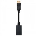 Nanocable CONVERSOR DISPLAYPORT A HDMI DP/M-HDMI/H NEGRO 15 CM - imagen 1
