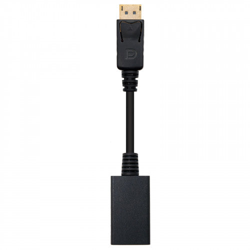 Nanocable CONVERSOR DISPLAYPORT A HDMI DP/M-HDMI/H NEGRO 15 CM - imagen 1