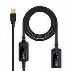 Nanocable CABLE USB 2.0 PROLONGADOR CON AMPLIFICADOR, TIPO A/M-A/H, 10 M - imagen 1