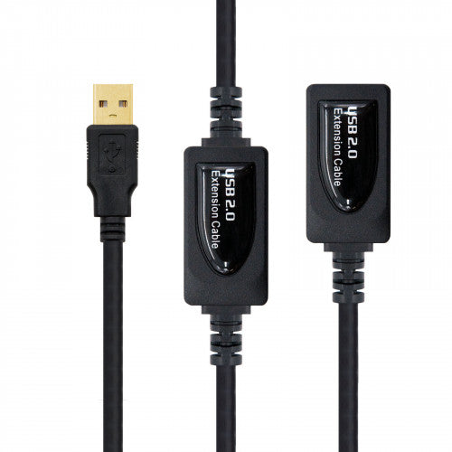 Nanocable 10.01.0213 cable USB 15 m 2.0 USB A Negro - imagen 2