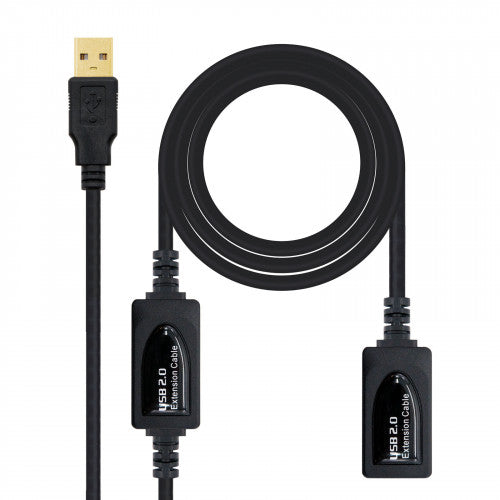 Nanocable CABLE USB 2.0 PROLONGADOR CON AMPLIFICADOR, TIPO A/M-A/H, 10 M - imagen 3