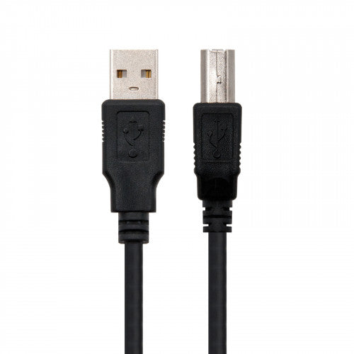 Nanocable 10.01.0102-BK cable USB 1 m 2.0 USB A USB B Negro - imagen 2