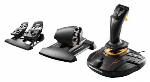 Thrustmaster T.16000M FCS Flight Pack Palanca de mando Mac,PC Analógico/Digital USB Negro - imagen 1
