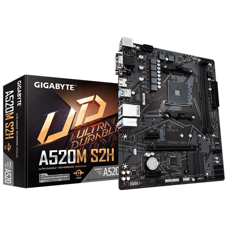 Gigabyte A520M S2H placa base Zócalo AM4 Micro ATX - imagen 1
