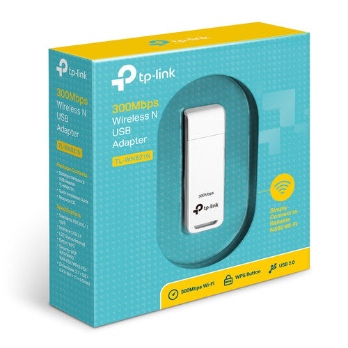 TP-Link Adaptador USB Inalámbrico TL-WN821N 300Mbps USB 2.0 WPS 2.4GHz - imagen 3