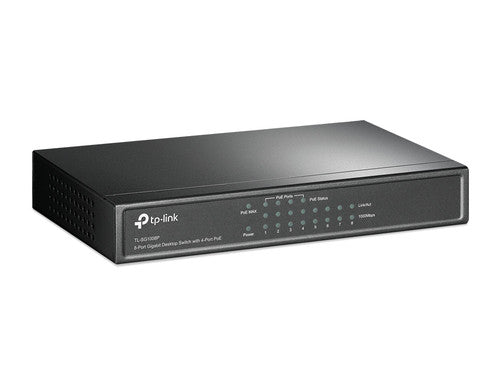 TP-Link Switch PoE TL-SG1008P 8 Puertos Gigabit 4 PoE+ 64W Plug and Play - imagen 2