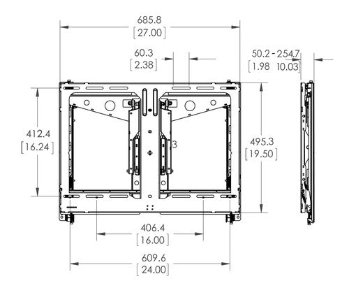 VOGELS PFW 6880 VIDEO WALL POP-OUT MODULE SLIM - imagen 2