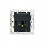 Nanocable Base de enchufe de pared tipo schuko con 2 tomas USB Max. 2.4A, blanca - imagen 3