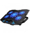 EWENT BASE DE REFRIGERACION PARA PORTATILES HASTA 17" CON 5 VENTILADORES SILENCIOSO + 2 PUERTOS USB + 5 VELOCIDADES DEL VENTILADOR Y 2 MODOS DE REFRIGERACION (EW1259) - imagen 1
