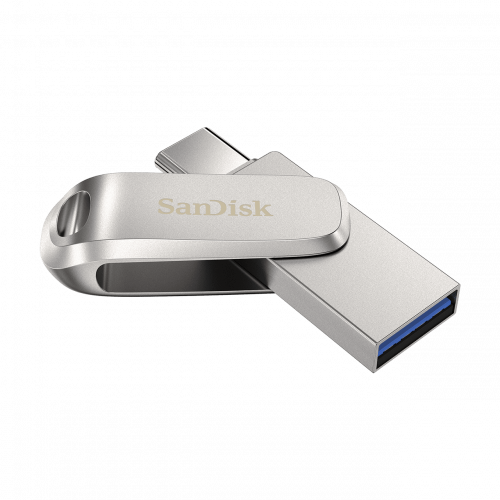 Sandisk Ultra Dual Drive Luxe unidad flash USB 128 GB USB Type-A / USB Type-C 3.2 Gen 1 (3.1 Gen 1) Acero inoxidable - imagen 2