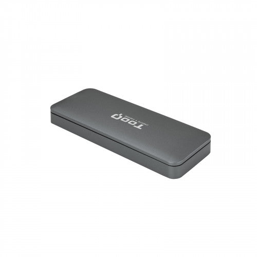 TooQ TQE-2281G caja para disco duro externo M.2 Caja externa para unidad de estado sólido (SSD) Gris - imagen 2