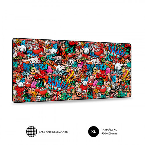 SUBBLIM Alfombrilla Ratón Graffiti XL Mouse Pad - imagen 1
