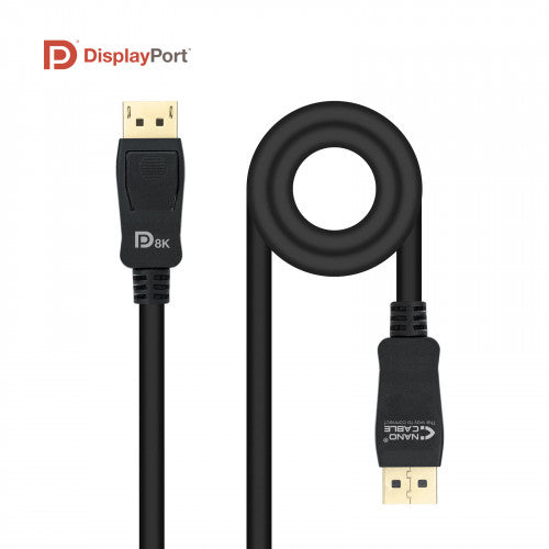 Nanocable 10.15.2501 cable DisplayPort 1 m Negro - imagen 2