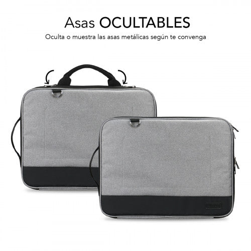 Subblim FUNDA ORDENADOR ADVANCE LAPTOP SLEEVE 13,3-14" GREY - imagen 3