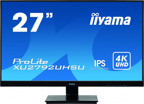 iiyama ProLite XU2792UHSU-B1 LED display 68,6 cm (27") 3840 x 2160 Pixeles 4K Ultra HD Negro - imagen 1