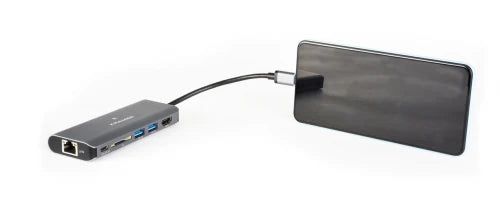 KRAMER KDOCK-2 USB-C HUB MULTIPORT ADAPTER 2 USB 3.0, 1 ETHERNET, SD 4K@30 HDMI OUTPUT (91-00015799) - imagen 1