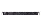 Imagen de Aten PE0110SG unidad de distribución de energía (PDU) 10 salidas AC 1U Negro
