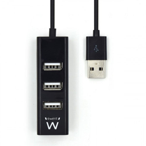 Ewent EW1123 hub de interfaz 480 Mbit/s Negro - imagen 2