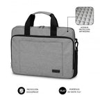 SUBBLIM Maletín Ordenador Air Padding Laptop bag 15,6" Grey - imagen 1