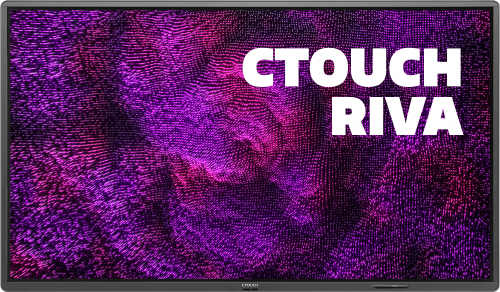 CTOUCH Riva 2,17 m (85.6") 3840 x 2160 Pixeles Multi-touch Negro - imagen 1