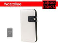 Varios FUNDA WAZZABEE PARA SAMSUNG S IV POLIPIEL, MARCO INT. PLASTICO,CIERRE MAGNETICO,BLANCO (WB-S4-WP-WH)