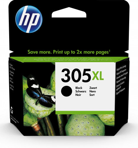 HP CARTUCHO DE TINTA HP Nº 305XL NEGRO ALTA CAPACIDAD (3YM62AE)