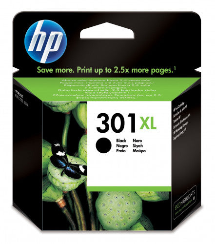 HP CARTUCHO DE TINTA HP DESKJET 1050 2050 3050 NEGRO 301XL 8ML (CH563EE) HP301XL - imagen 1