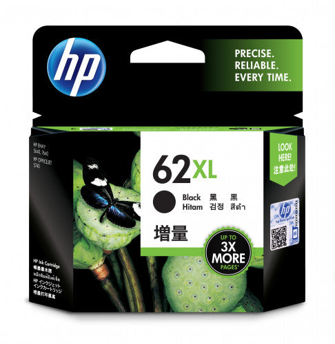 HP 62XL CARTUCHO DE TINTA HP62XL NEGRO (C2P05AE) - imagen 1