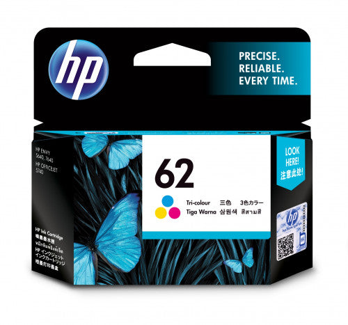 HP 62 CARTUCHO DE TINTA HP62 TRICOLOR (C2P06AE) - imagen 1